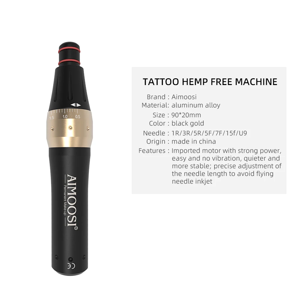 AIMOOSI M7 Tattoo Machine set Microblading Eyebrow PMU Gun Pen Needle Permanent Makeup Machine Professional Supplies Beginner tattoo supplies tattoo pen tattoo kit