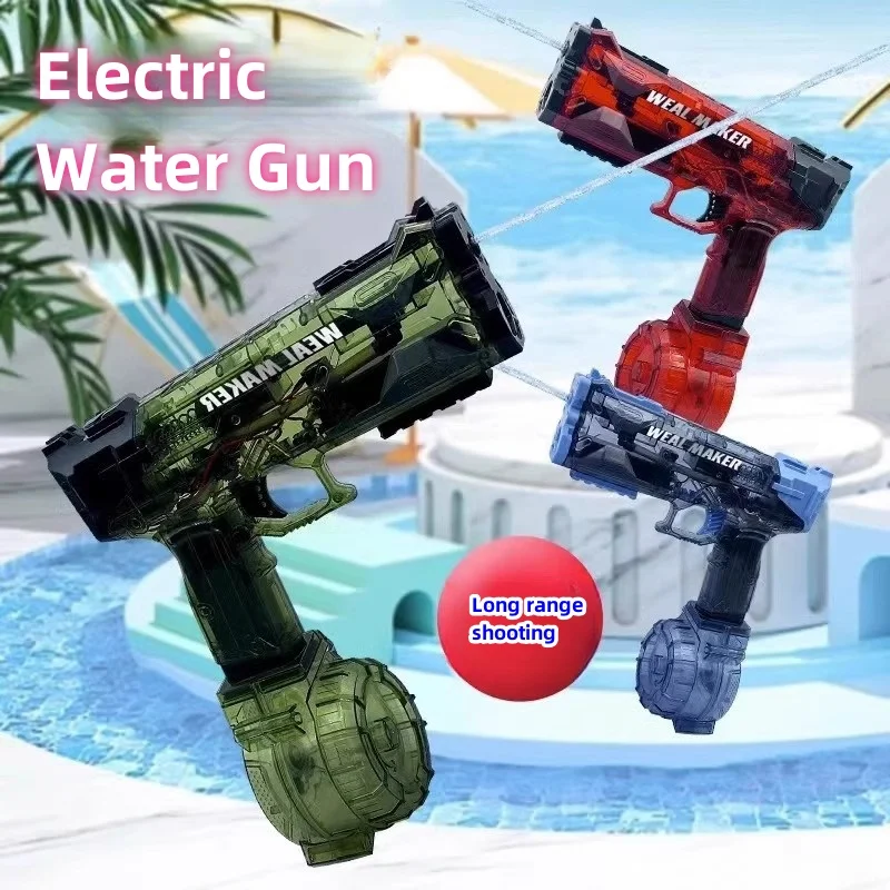 

Electric Water Gun Summer New Fully Automatic Continuous Firing for Children's Large Capacity Summer Beach Toys Shootout Games