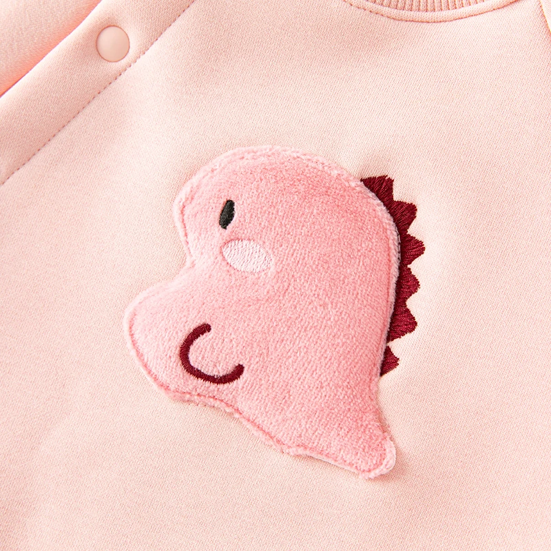 Dave Bella Baby Jumpsuit Creeper Bodysuit for Newborns 2023 Autumn Winter New Boys Girls Plush Romper Cartoon Lovely DB4237350 5