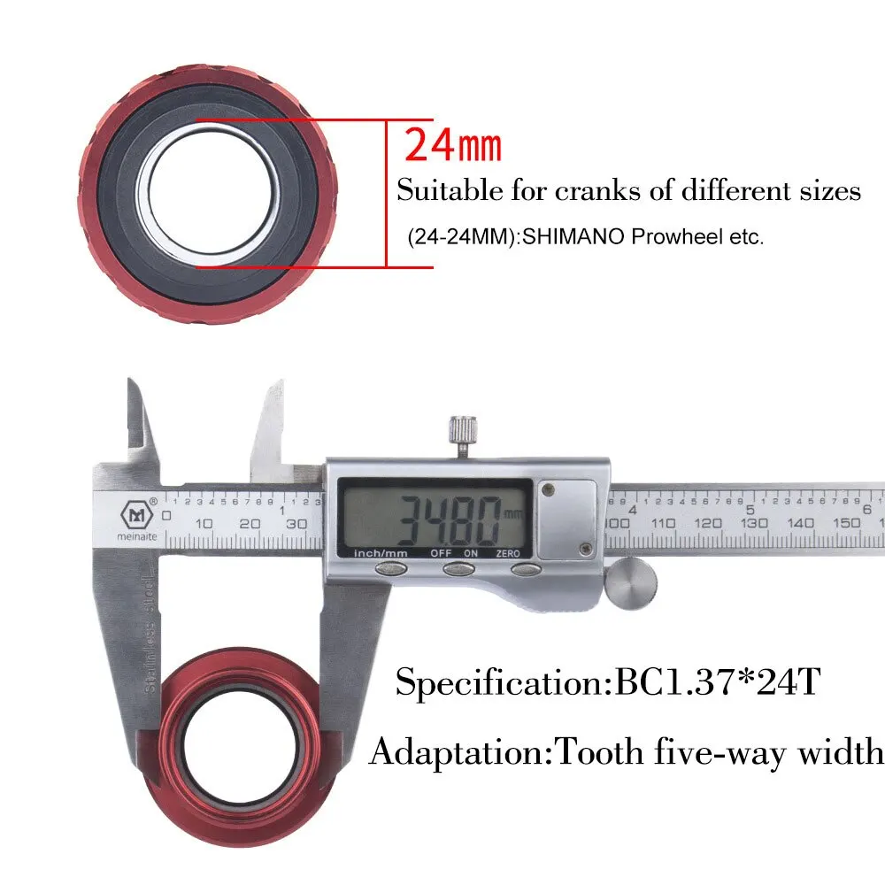 Bicycle Bottom Bracket BOLANY BB91 Bicycle Center Shaft Mountainous Road Bike Bottom Sealed Bearing Threaded Center Shaft Bicycle Accessories