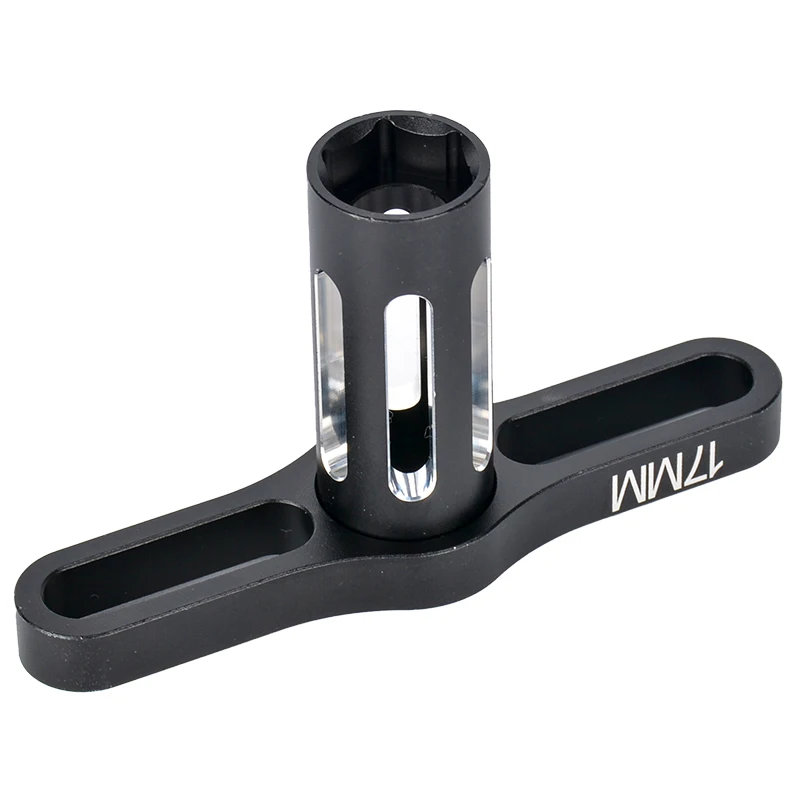 3pce 17mm Wheel Hex Wrench 4/5/5.5/7mm Small Sleeve Hex Socket Wheel Spanner Tool for 1/8 1/10 RC Car Truck Crawler Buggy Tires