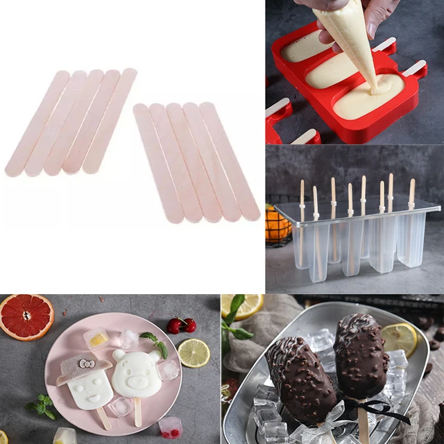 Customised Food Grade Ice Cream Stick Natural Wooden Popsicle Stick Craft  Sticks for DIY Crafts - AliExpress