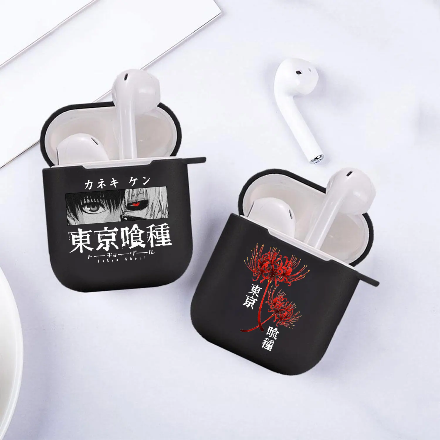 JapanAnimeTokyoGhoulblackMatteAirpodsCaseforAirpods321BluetoothHeadphoneCover.jpg