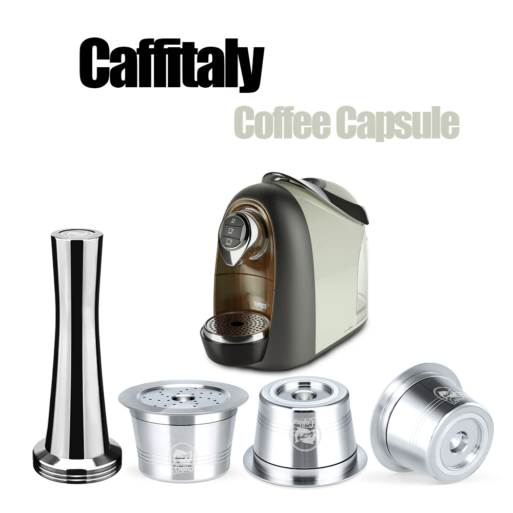 Capsula filtro caffè riutilizzabile per macchina Caffaly S21 Cialde caffè ricaricabili in plastica in acciaio inossidabile adatte a 3 Corações Cafeteira  15