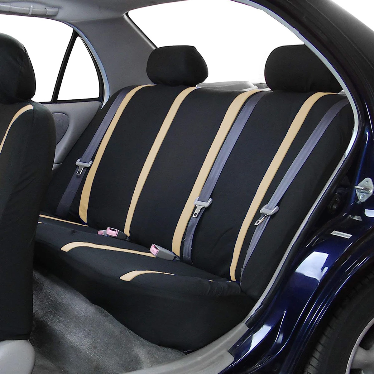 Car seat cover, front seat, rear bench seat, polyester car seat protector,  easy to install, rear bench seat, split type, classic AliExpress