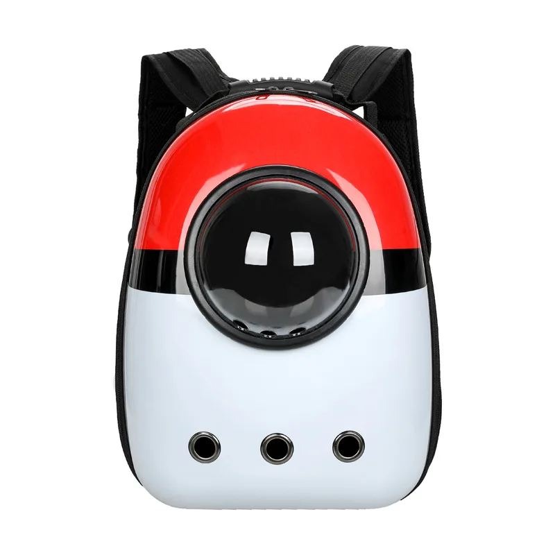 

Cute Cartoon Cat Carrier Travel Bag Breathable Space Capsule Pet Carrier Bag Dog Cat Astronaut Window Backpack 5psc Cat Supplies