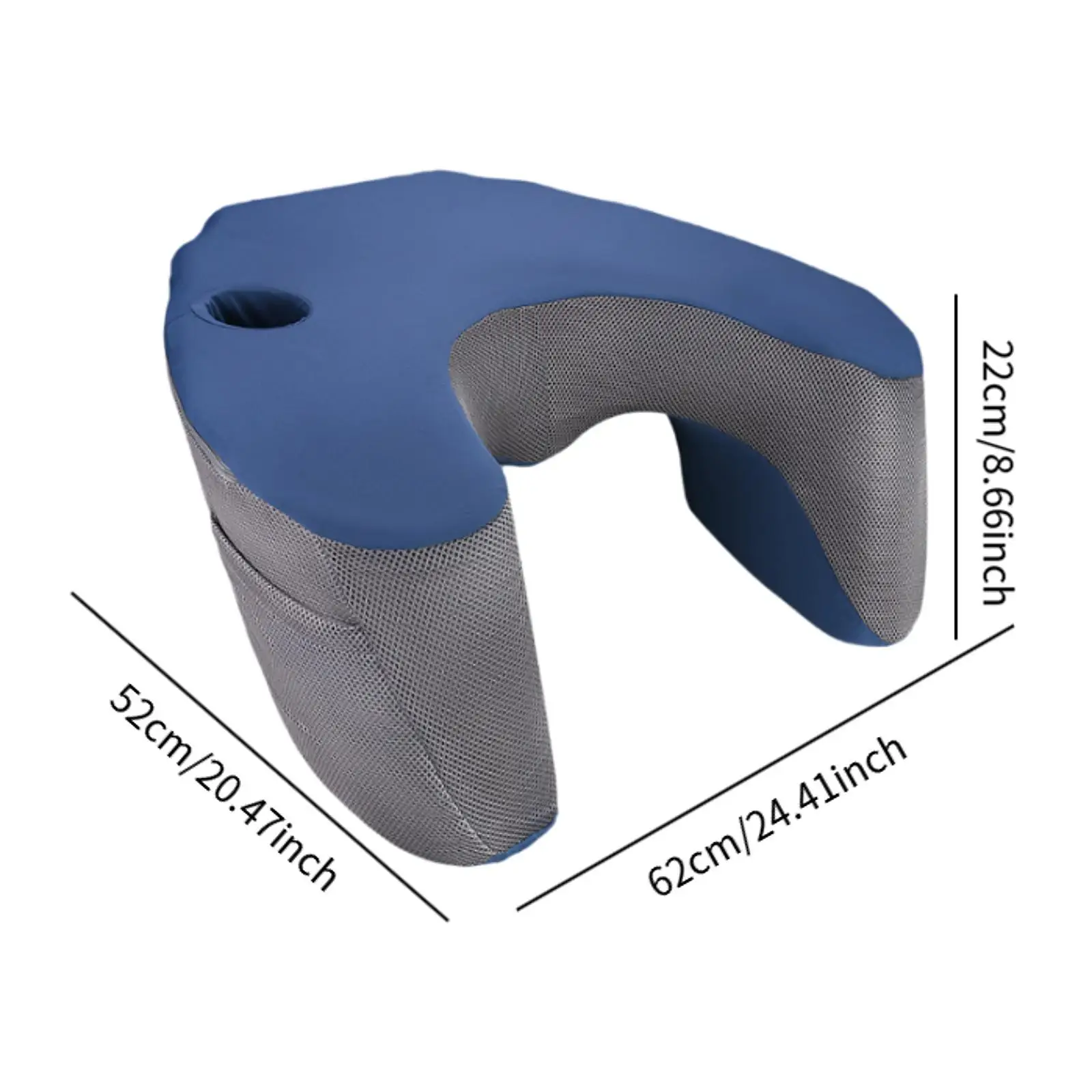 1 Stück Lesekissen Sofa Armlehne Laptop Schreibtischkissen zum Sitzen im Bett Boden Erwachsene Gaming Büro Arbeiten Memory Foam Kissen