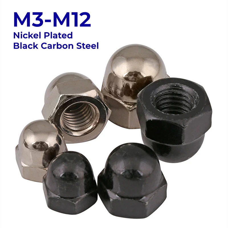 Dadi Ciechi M5 In Acciaio Inox Nero - 25 Pezzi, DIN 1587, Per Fissaggi Estetici E Sicuri - Foto 6