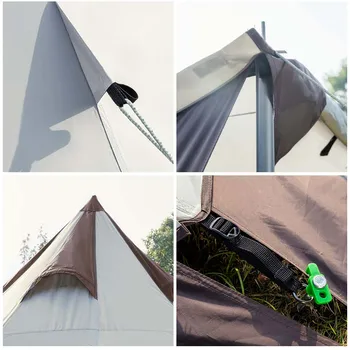 MOBI GARDEN camping tent pyramid shelter Forest Tower 230 waterproof windproof Fender can be installed 6