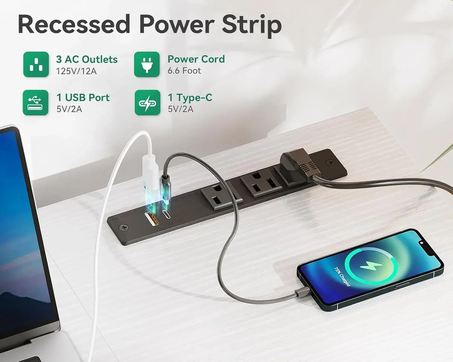 New2025-51 Inch Computer Desk with File Drawers & USB Power Outlets- Reversible Home Office Desk with Storage Shelves