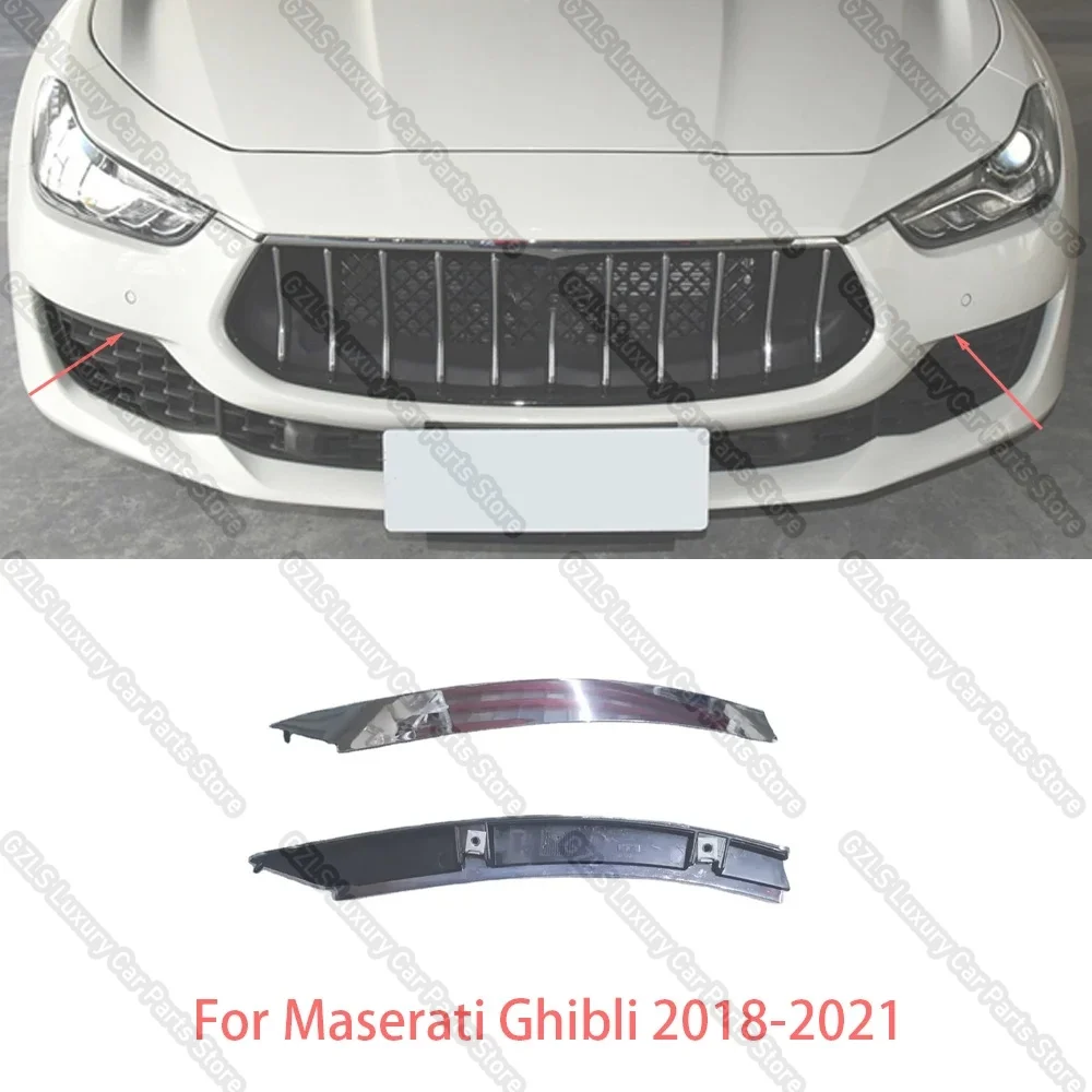 

Car Accessories Front Bumper Trim For Maserati Ghibli 2018-2021 OEM 673008193 Grille Decorative Strip