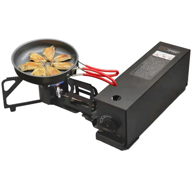 New Outdoor Folding Portable Cassette Stove Barbecue Grill Stove Picnic Cookware Compact Butaness Stove Gas Heating Stove Burner 1