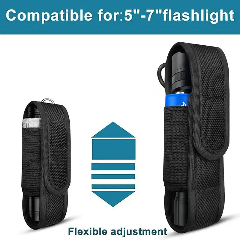 Outdoor Flashlight Pouch Holster Portable for Hunting Camping Hiking weapon flashlight accessories