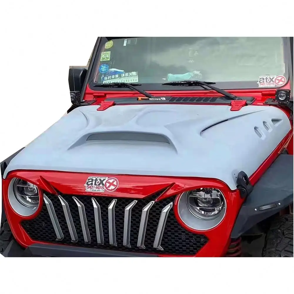 

Hot sales angry Hood Bonnet Car Offroad 4x4 Auto Accessories Car Hood for jeep Gladiator JT