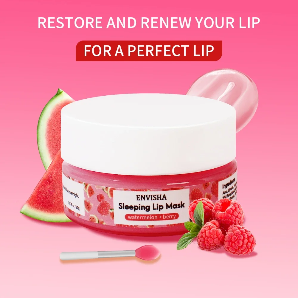 Lip Mask Sleeping Maintenance Moisturizing Fade Lines Nourishing Balm Skin Care Beauty Health Exfoliating Anti Drying Watermelon