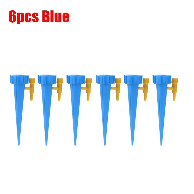 3/6/12pcs Auto Drip Irrigation Tool Spikes Automatic Flower Plant Garden Watering System Adjustable Water Self-Watering Device 