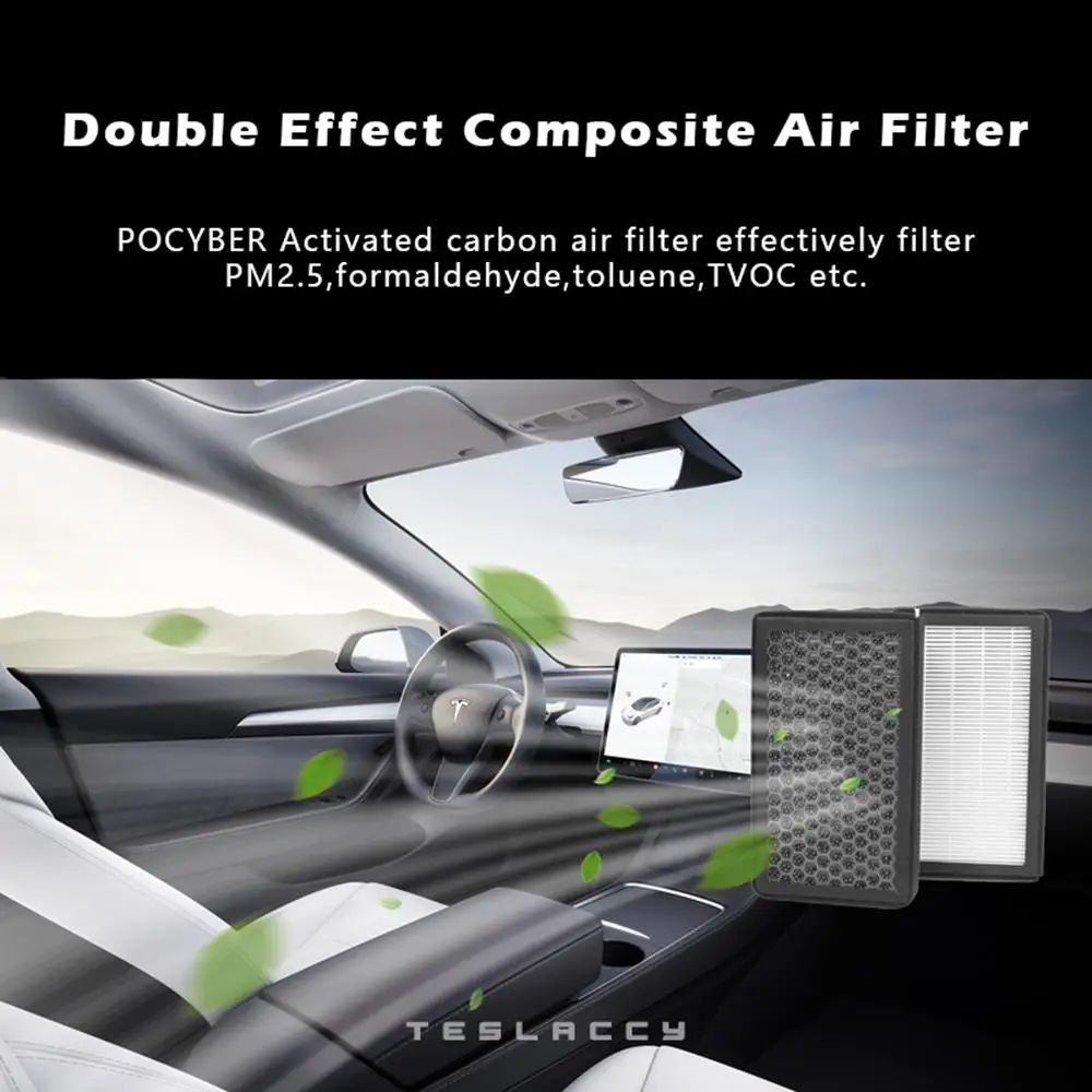 ل تسلا نموذج 3 Y طوال العام فلتر الهواء الكربوني ا...