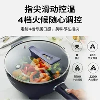 Electric frying pan for household. Multifunctional electric hot pot. Frying, steaming and cooking all in one. Electric hot pot 2