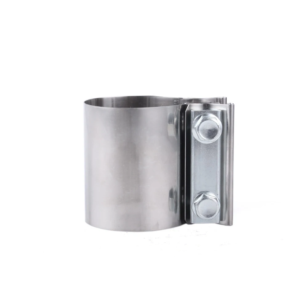 

Automobile modification general stainless steel exhaust pipe clamp tail throat hoop 2.25/2.5/3.0 inch automobile external access