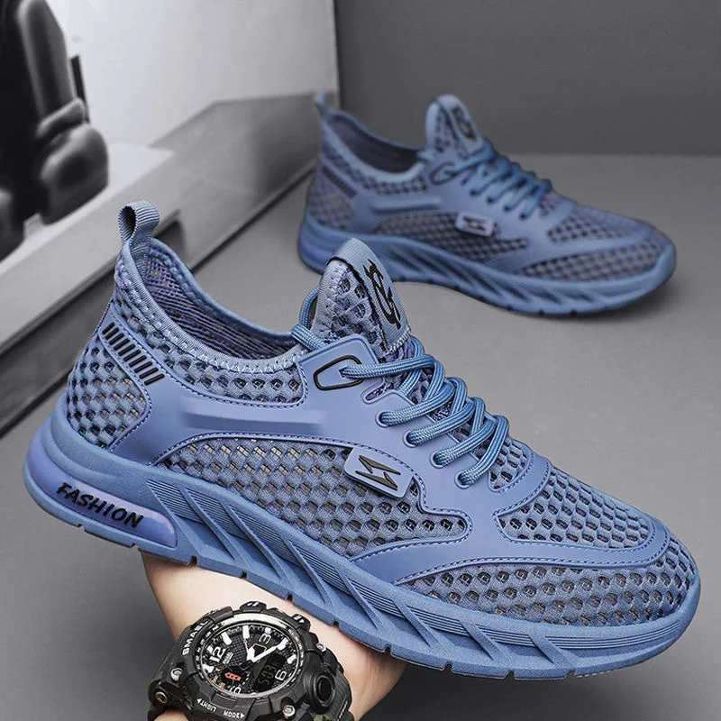 

New Mesh Men's Shoes Lightweight Running Shoes Summer Breathable Soft Outdoor Sneakers Comfortable Men's Tennis Shoes Sport Shoe
