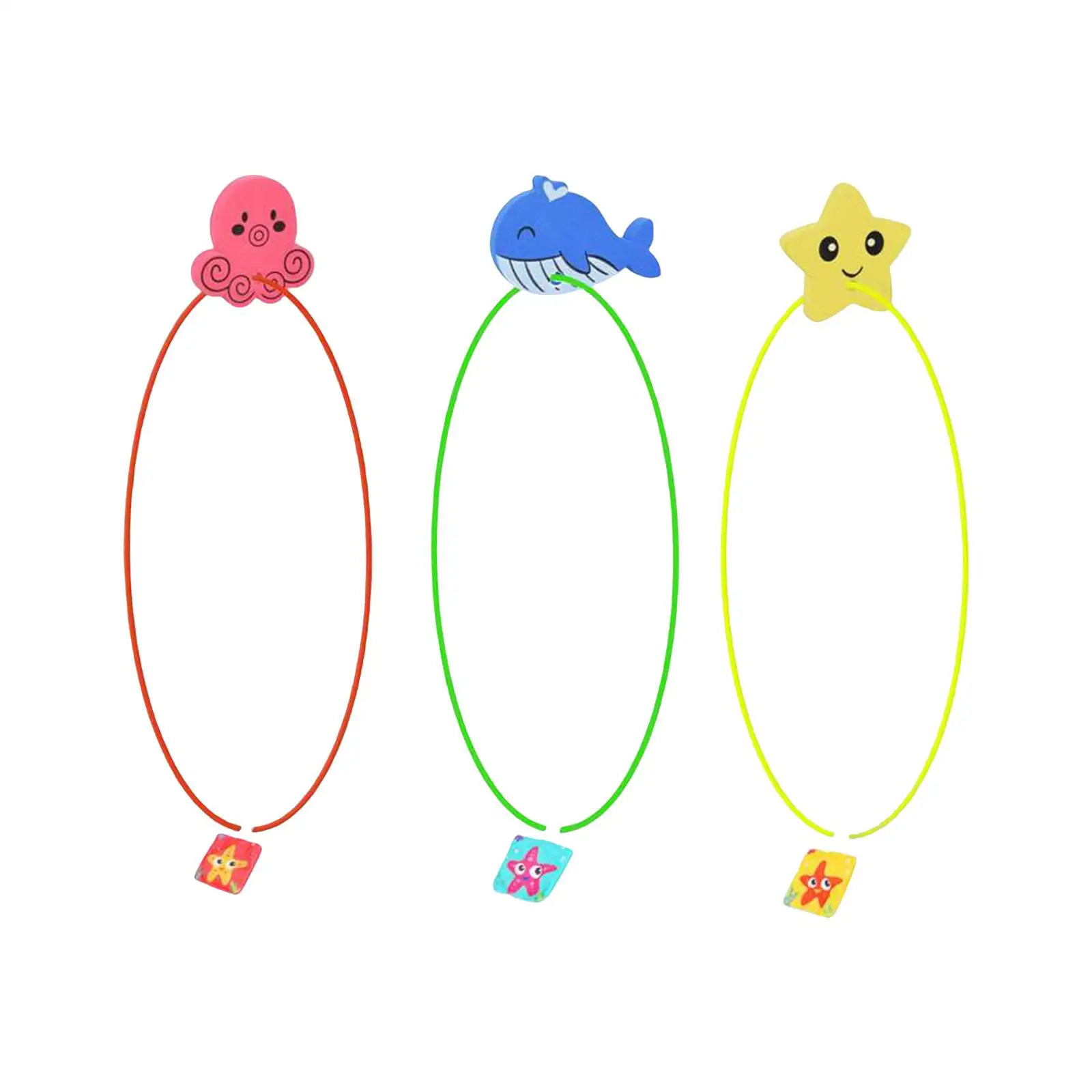 Swimming Toys 9Pcs Pool Toys Games Set Aldults Diving through swimming rings