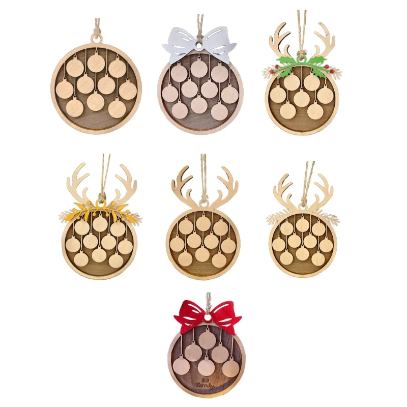 

69HC Engravable Name Hanging Board Ornament for Christmas Festive Holiday Gift