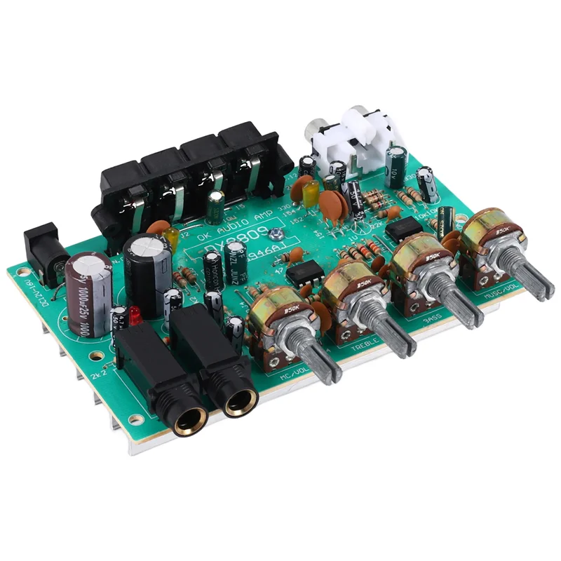 우수-40W + 40W TDA8944 스테레오 오디오 증폭기 보드 디지털 마이크 증폭기 자동차 앰프 톤 컨트롤 스피커 가라오케 증폭기
