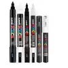 UNI POSCA Marker Pen,White Black Acrylic Plumones Rotuladores PC-1M,3M,5M POP Poster Pen/Graffiti Advertisement Art Supplies 1PC 3