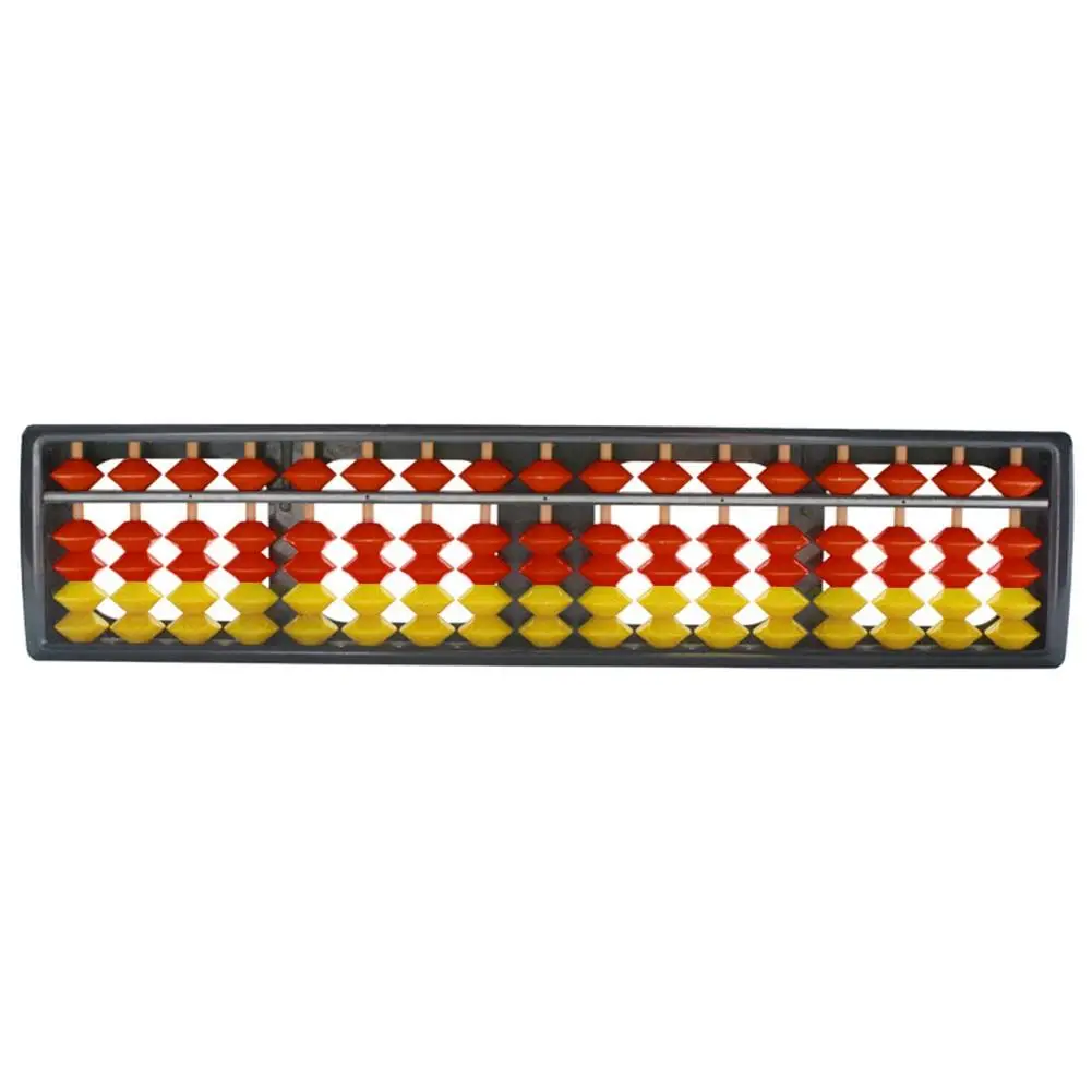 17 Column Plastic Abacus With Colorful Beads Children Math Arithmetic Counting Tool For Students Kindergarten Kids