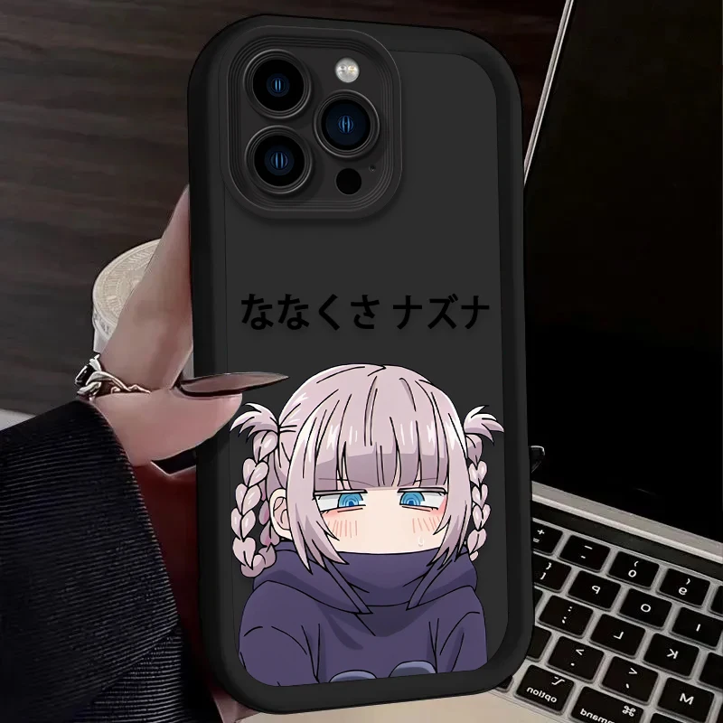 Charming Nanakusa Nazuna Silicone Phone Case - Adorable & Durable Protection