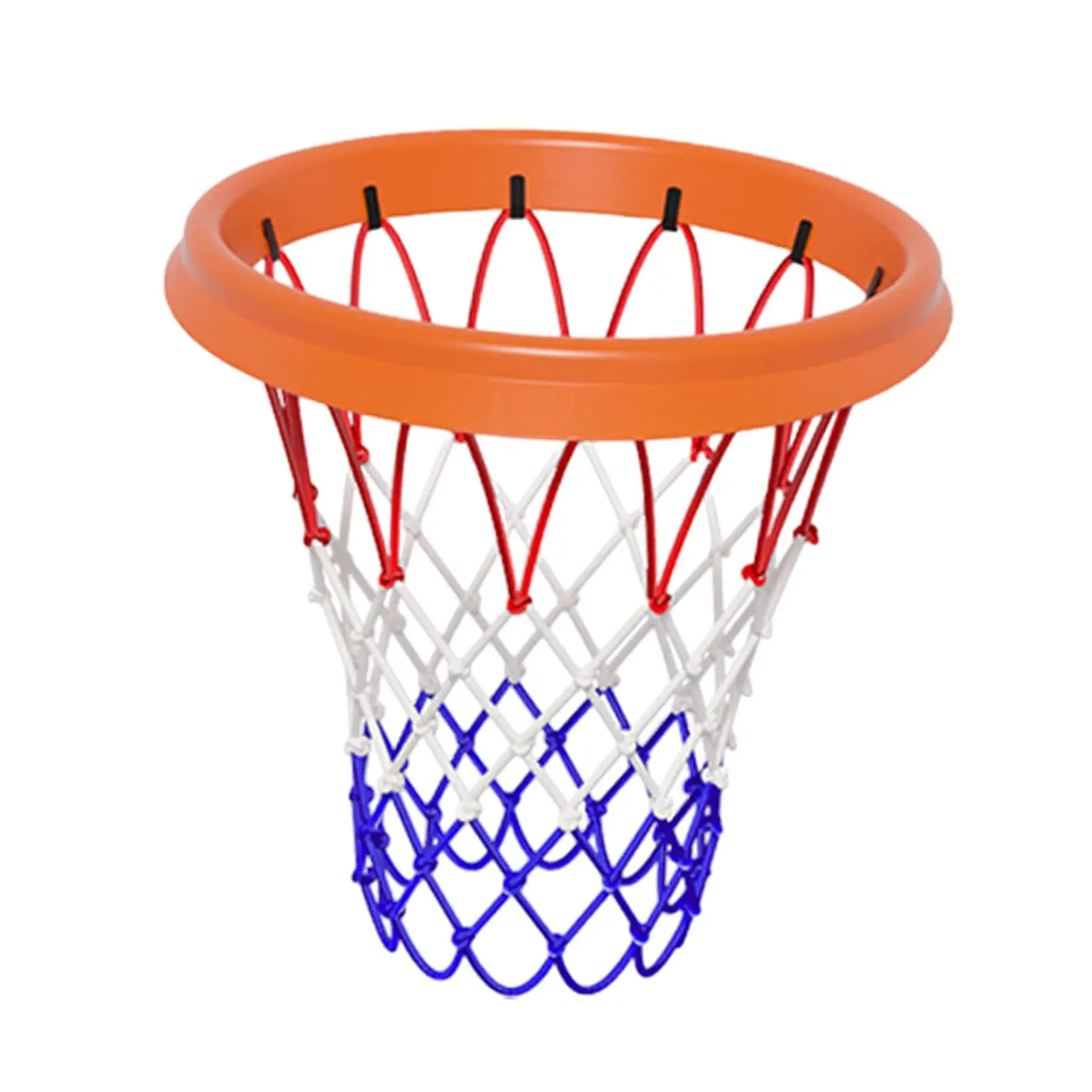 

Basketball Hoop and Net Set Heavy Duty Upgrade Basket Rim Net Weatherproof
