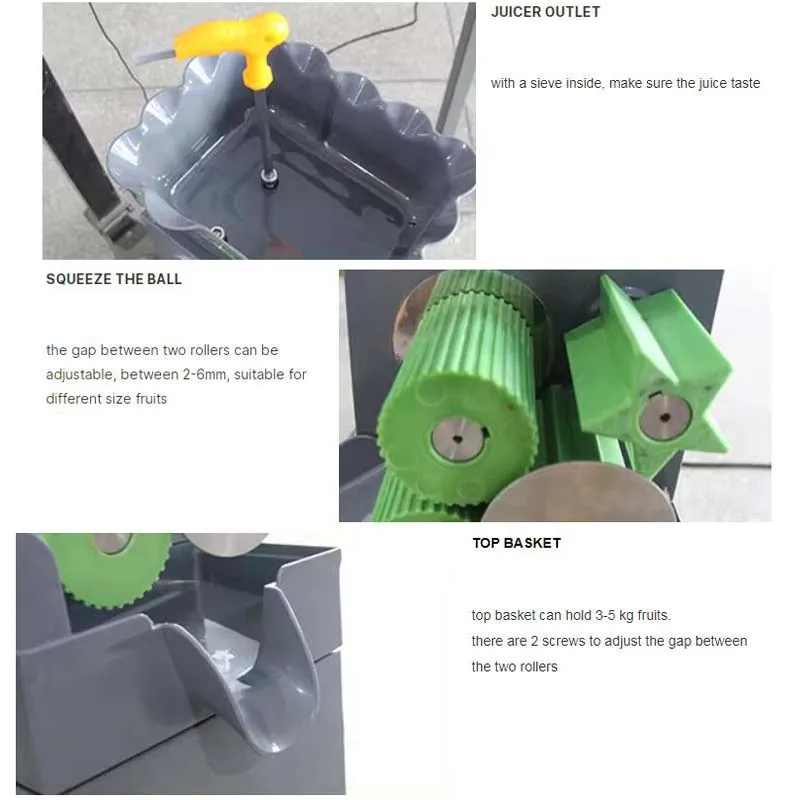 Electric Multifunctional Orange Lemon Juice Processing Machines Automatic Orange Juicer Machine Commercial 5