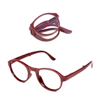 Lunettes de lecture pliables à mise au point automatique 2 pièces – format de poche portable, blocage de la lumière bleue, montures rondes élégantes, design unisexe 4