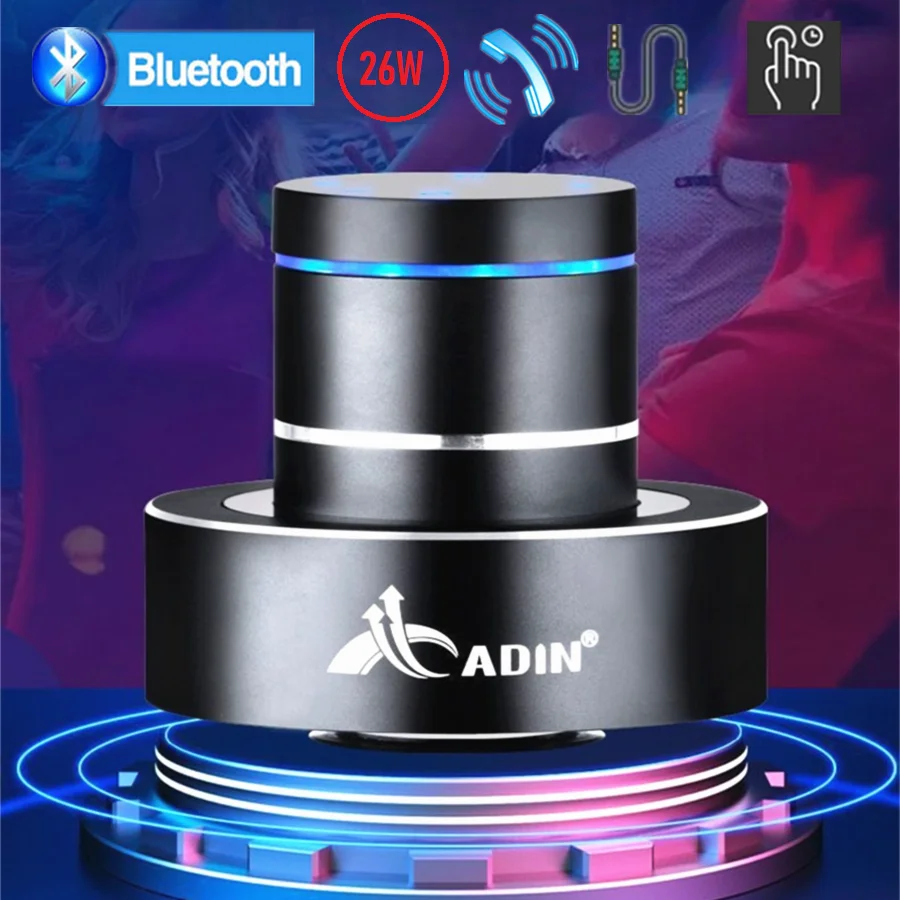 ★決算特価商品★ Adin 26W Vibro ワイヤレス Bluetooth スピーカー 隣人防止 強力 スピーカー・ウーファー