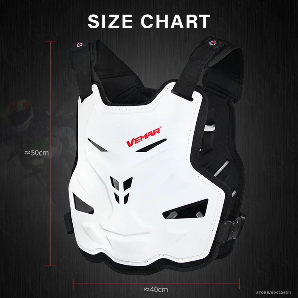 VEMAR Motocross Armour Motorcycle Armor Vest Protective Gears Moto Armor Motorcycle Jacket with Protection for Body