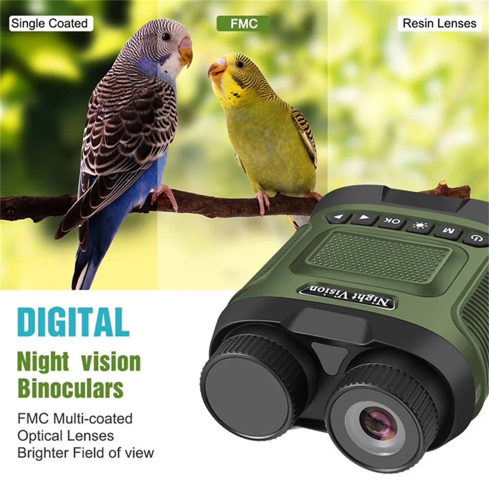 Jumelles Vision Nocturne Numérique Infrarouge SODIAL - Télescope 300m 2.5K UHD