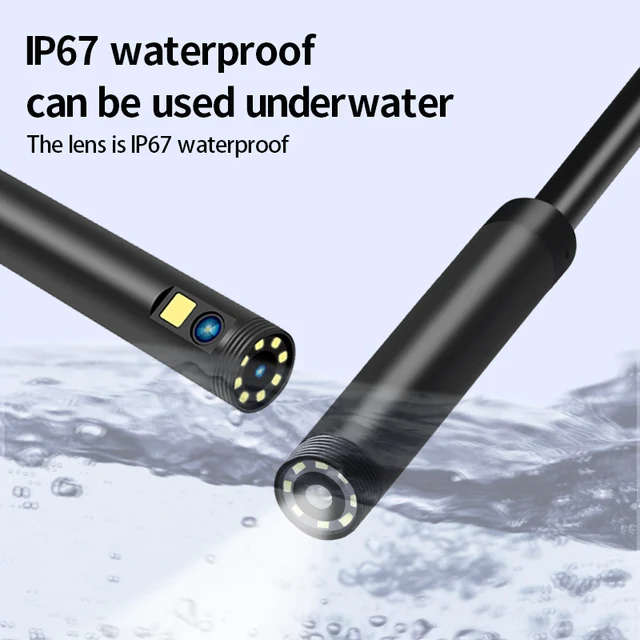 DDCAMERA 4.3" IPS Single Dual Lens Car Inspection Borescope Sewer Camera IP67 Waterproof Snake Camera Take photos and videos 4