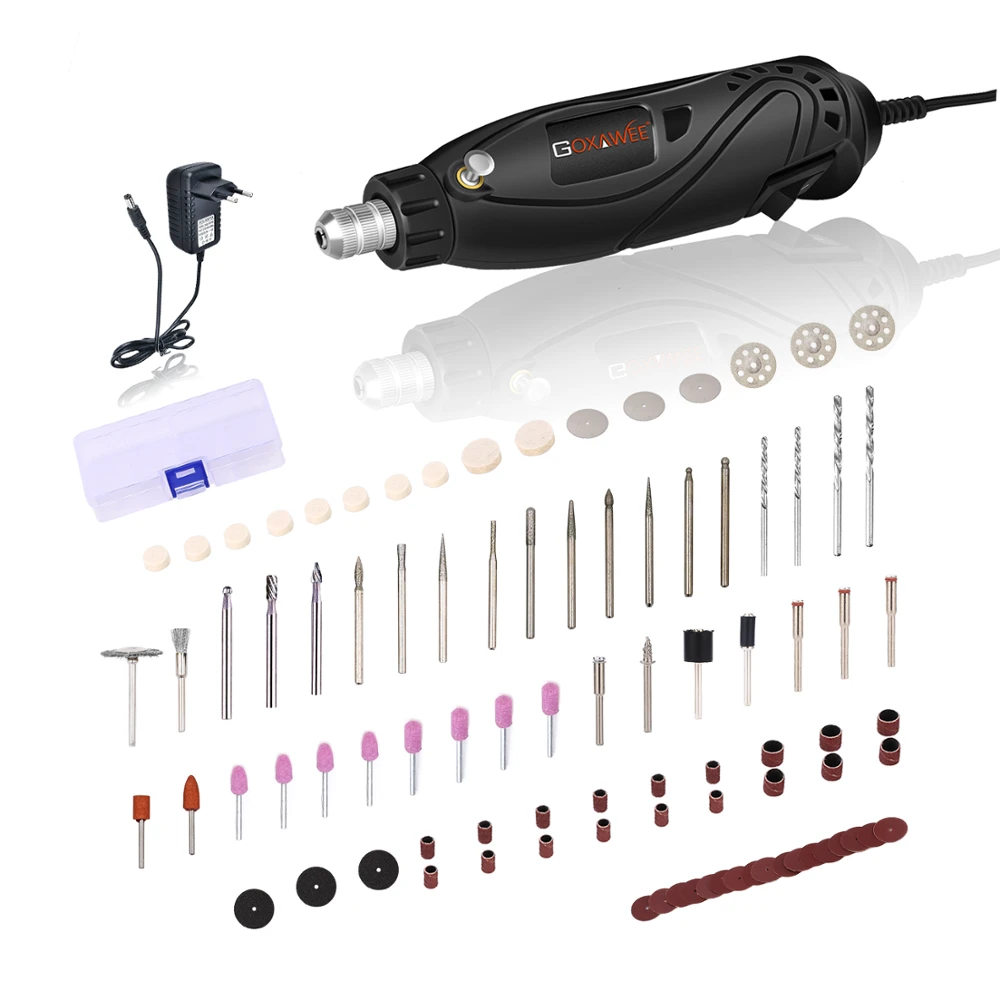 Rotary Tools Goxawee Rotary Tool Kit Power Tools Electric Mini Drill
