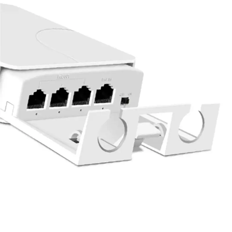 IP55 방수 4 포트 POE 익스텐더용 100Mbps POE 카메라용 무선 AP 4 포트 리피터 VLAN 지원 44-57V 실외 네트워크