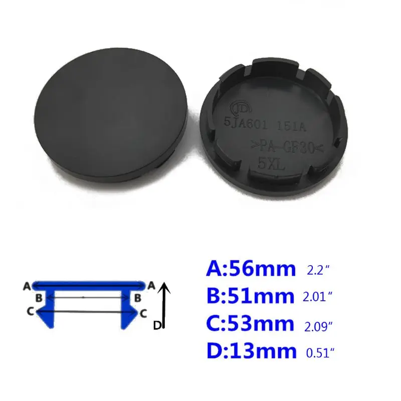 4 개/대 림 허브 용 블랙/실버 56mm 자동차 휠 센터 캡 ABS 캡 림 센터 Hubcap 차량용 범용 자동차 휠