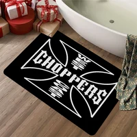 West Coast Choppers Bathroom Mat INS Style Soft Bedroom Floor House Laundry Room Mat Anti-skid Welcome Doormat 2