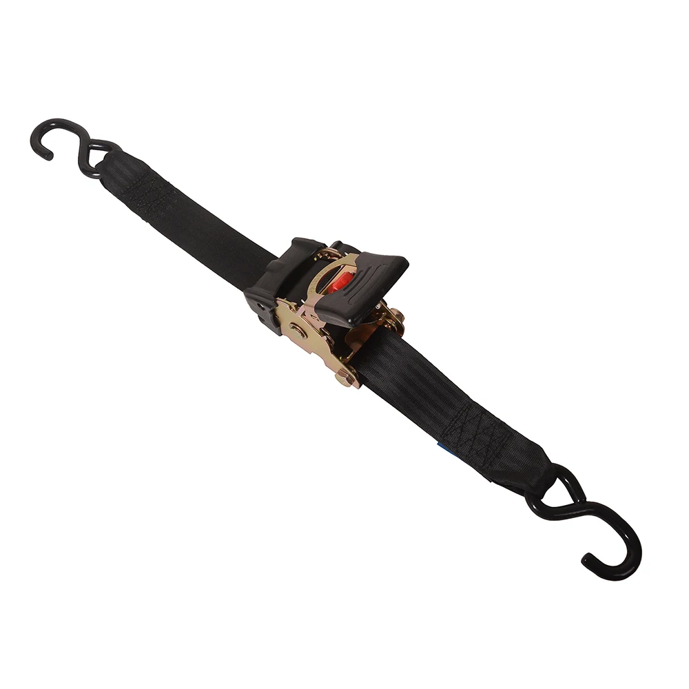 Universal Tools Tie Down Belts widen With Automatic Rollup Auto Retractable Easy To Carry Ratchet Tie Down Strap Two S-hooks tie down belts