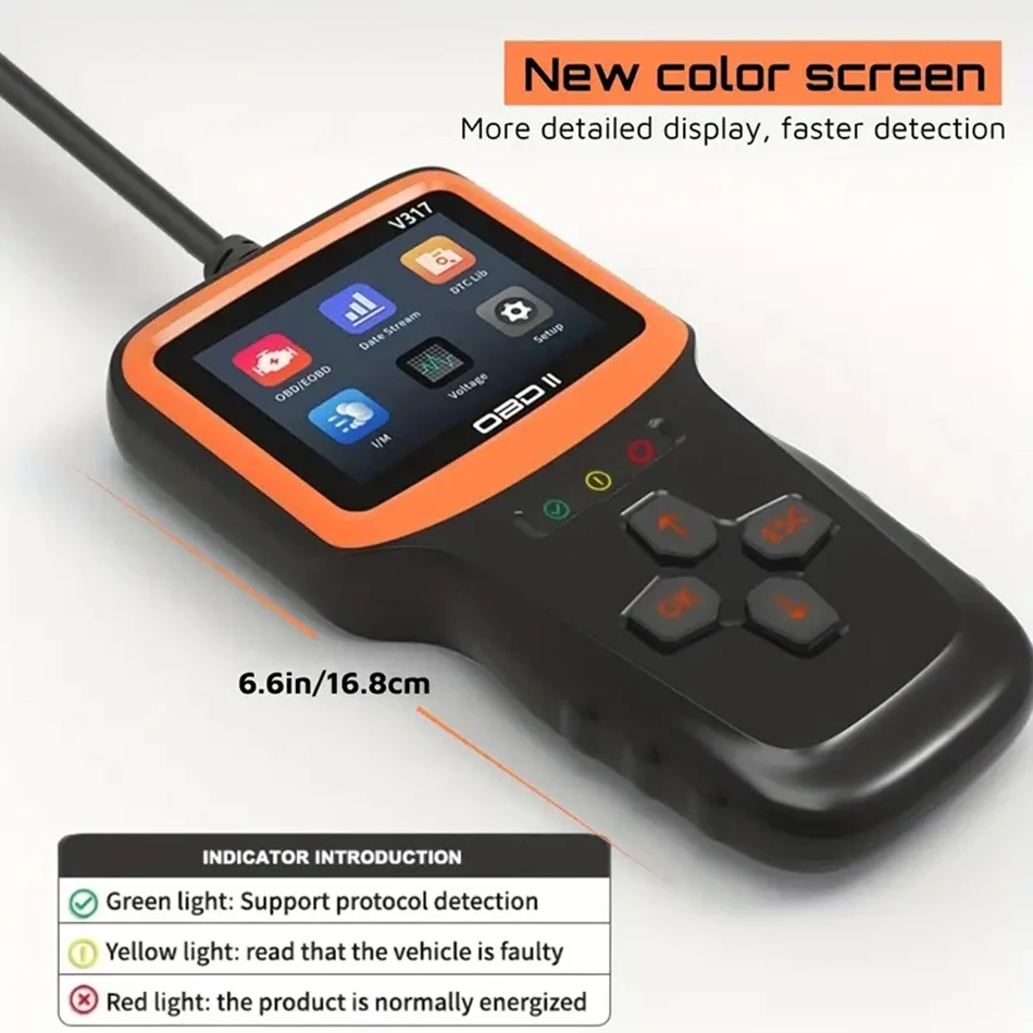 New OBD2 Scanner Professional Auto Engine System Diagnostic Lifetime Free  Automotive DTC Lookup Code Reader Car Diagnostic Tool - AliExpress