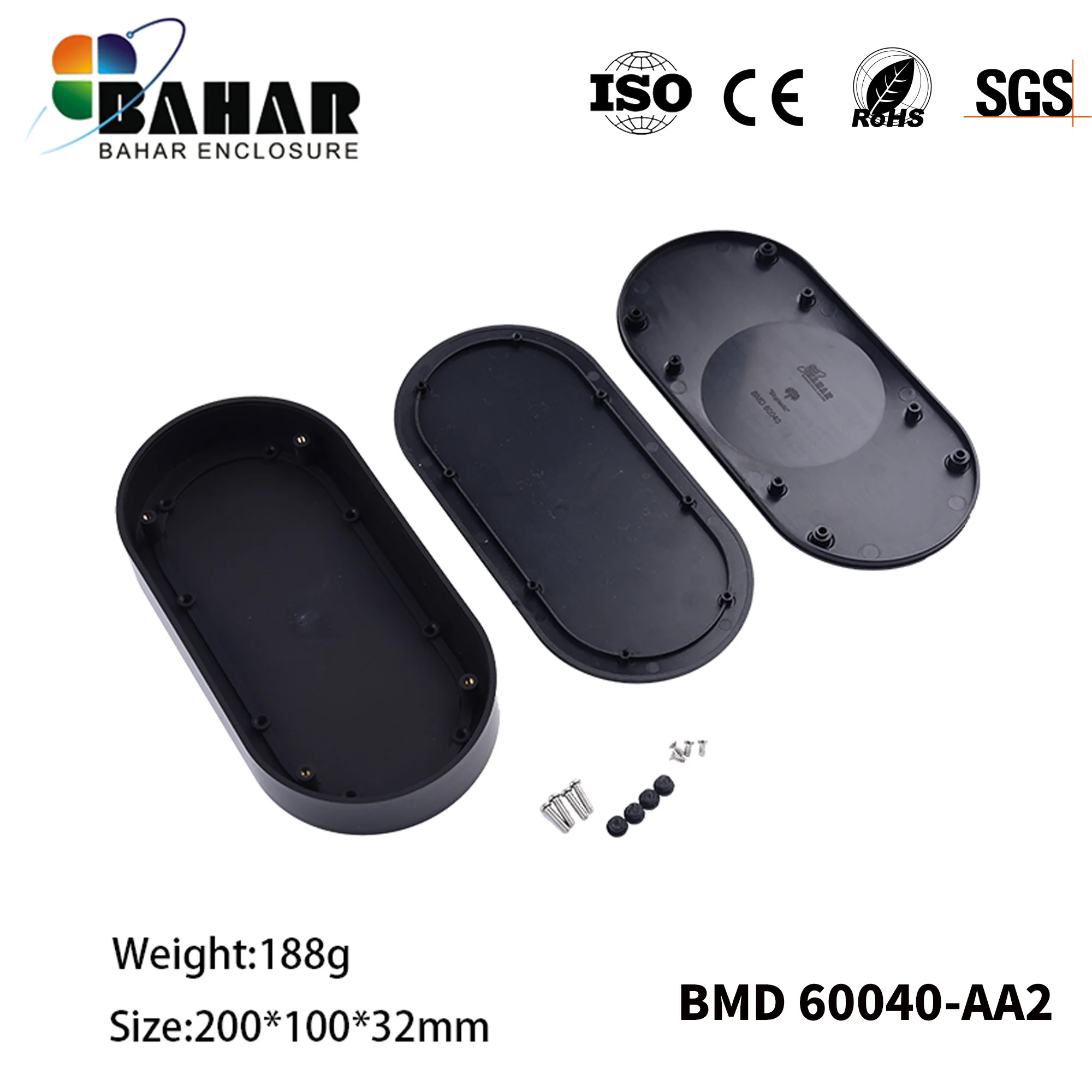 Bahar Brand Desktop ABS Plastic Enclosure and Wire Junction Box
