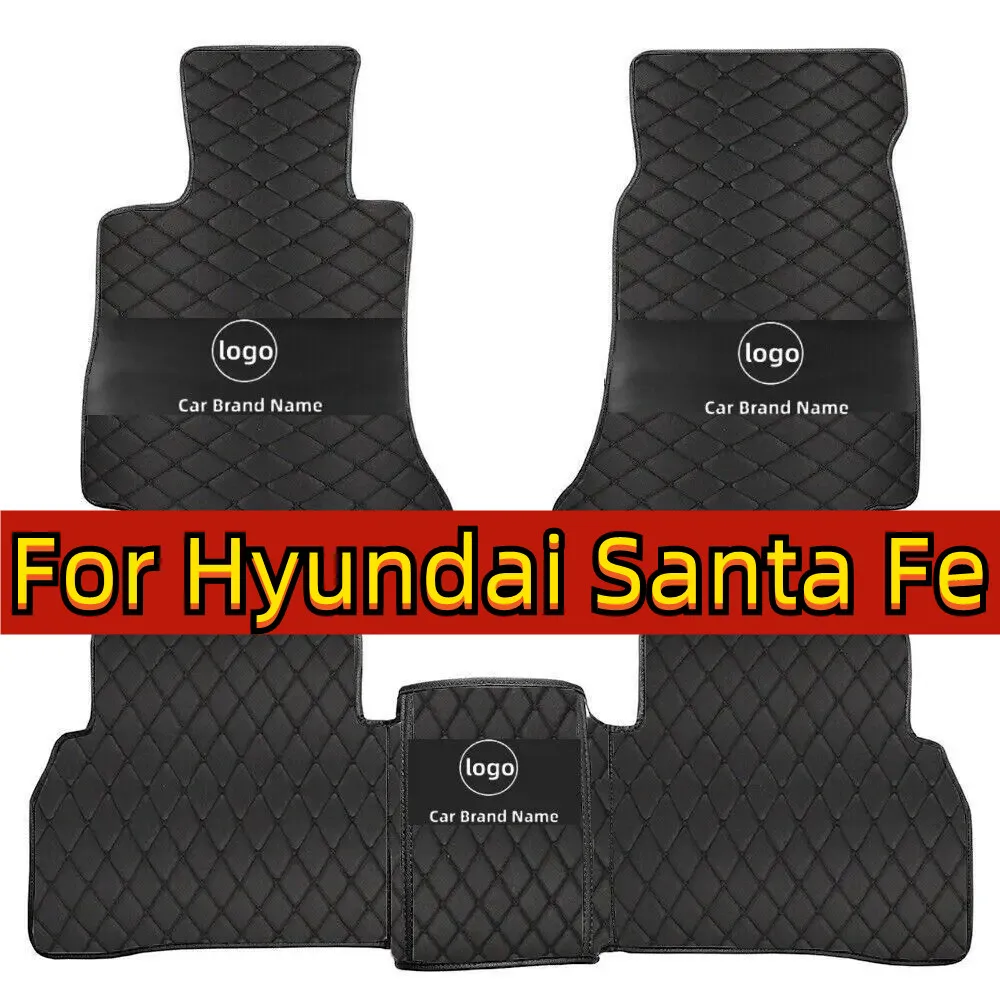 

Car floor mats for Hyundai Santa Fe FIVE SEAT 2010 2011 2012 Custom auto foot Pads automobile carpet cover