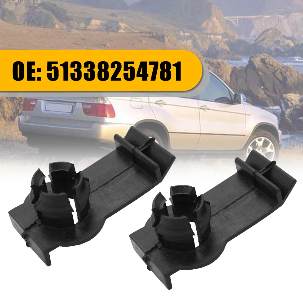 Car Door Window Clips 2pcs Car Front Left / Right Window Regulator Clips Bracket Repair Clip For 00-06 BMW X5 E53 51338254781