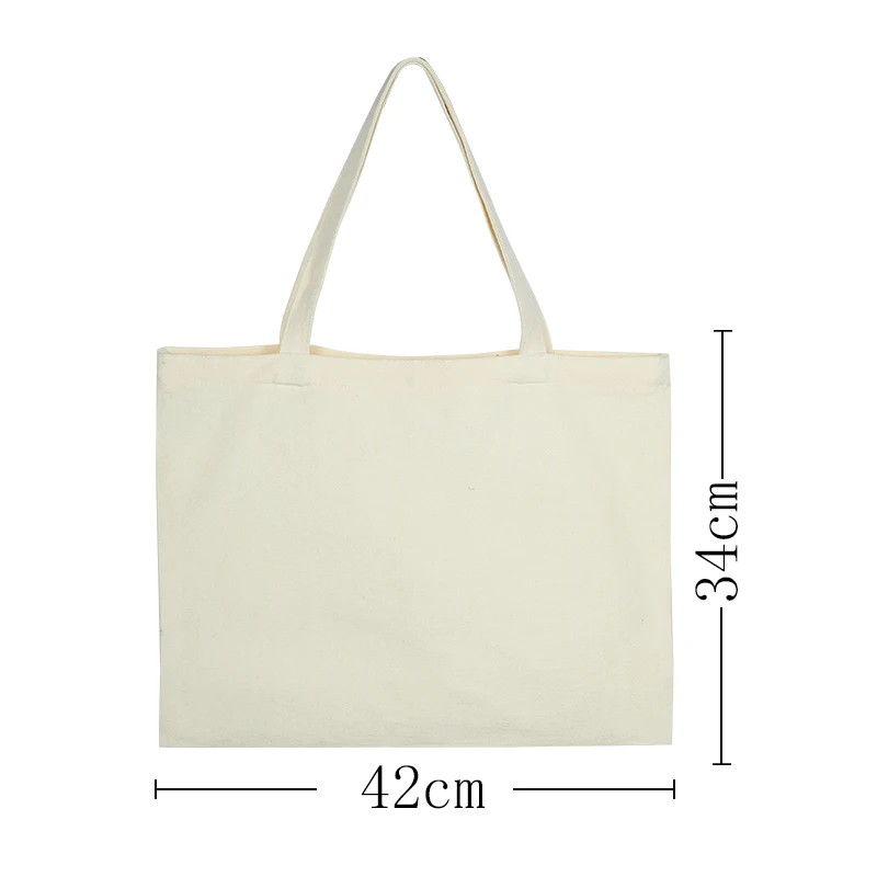 2022 New Butterfly Letters Shoulder Shopping Canvas Bag Horizontal Version With Zipper Large Capacity All-match Handbag Summer