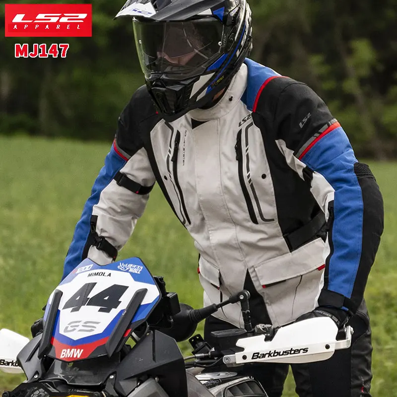 LS2 NARVIK motorcycle riding suit MJ147 men's motorcycle pull car fall ...
