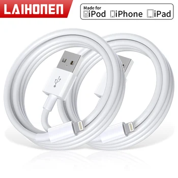 1-2Pcs PD Fast Charging Cable For Apple iPhone 14 11 13 12 Pro Max Plus XS XR Phone USB Data Wire Cord Charger Accessories 1