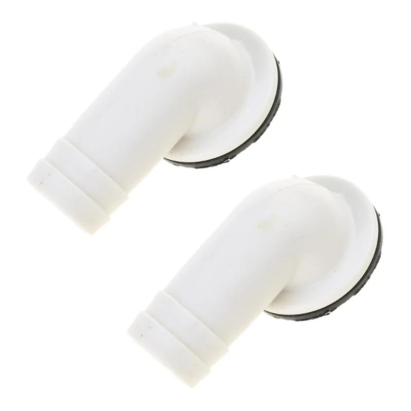Air Conditioner Parts Air Conditioning Accessories Air Conditioner Connector M7DF 2pcs Air Conditioner Drain Outlet Connector Drain Pipe Elbow Tool Universal External Unit Spout Connector ACPipe Parts